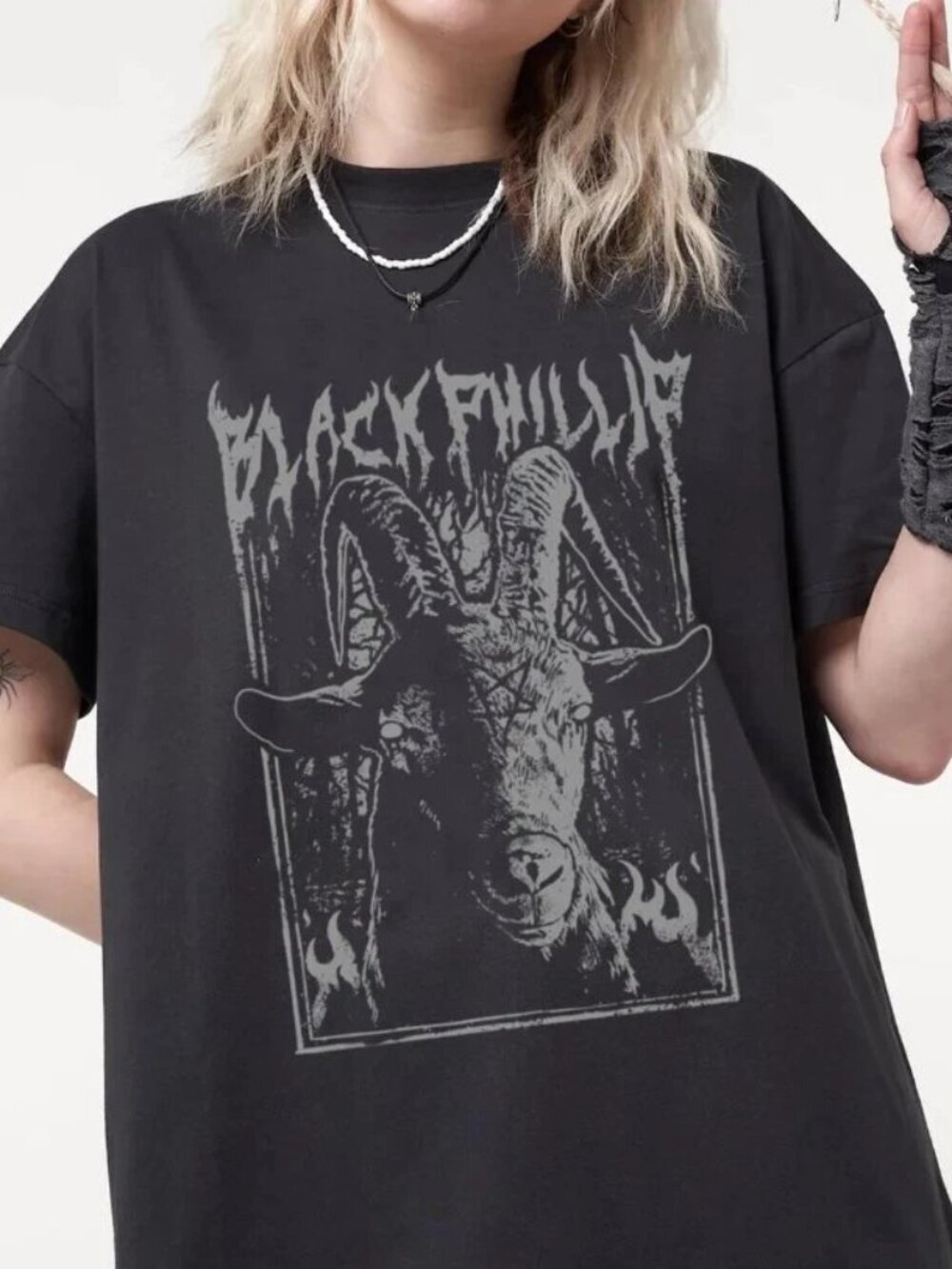 Black Metal Phillip Unisex T shirt 73